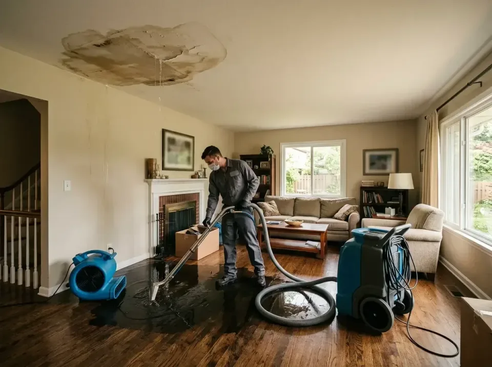 attic-pipe-burst-ceiling-drip-008 — frequently asked questions, Water Damage Restoration & Carpet Care in Calwa, CA